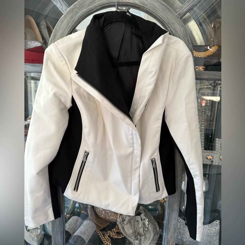 INC non Leather jacket large